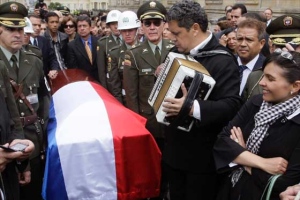 Día del funeral de Rafael Escalona / Foto: Agencia AP
